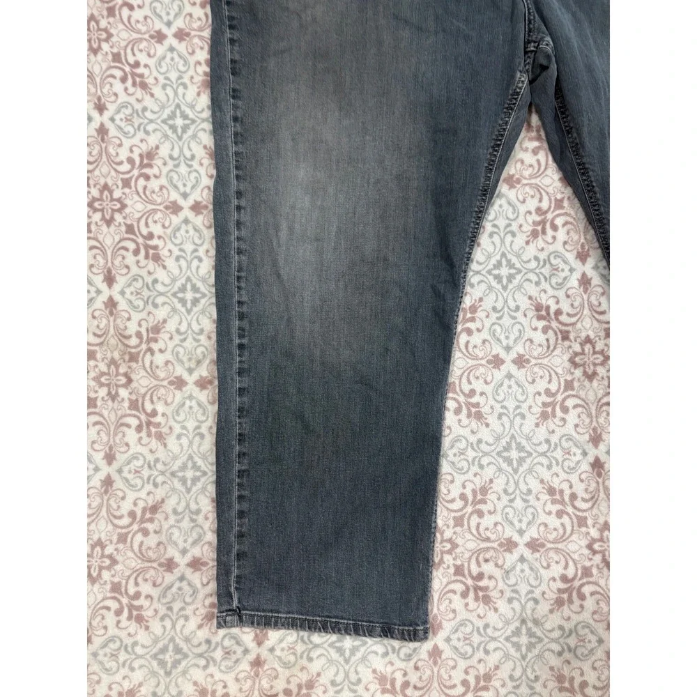 True Nation Relaxed Fit Jeans Mens 56x30 Dark Wash Blue Denim Pants Big and Tall